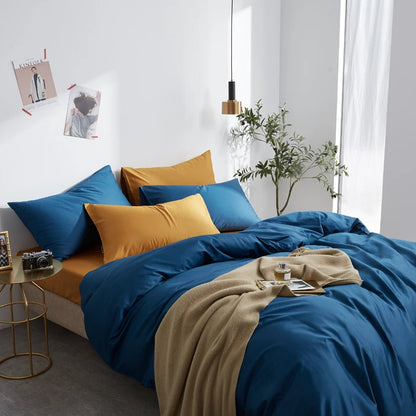 The Alexandria Duvet Set (Long-staple Sateen Cotton)