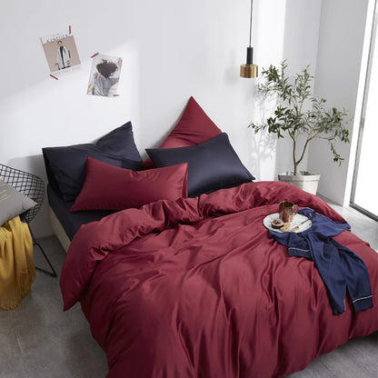 The Alexandria Duvet Set (Long-staple Sateen Cotton)