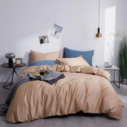 The Alexandria Duvet Set (Long-staple Sateen Cotton)