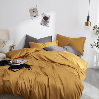 The Alexandria Duvet Set (Long-staple Sateen Cotton)