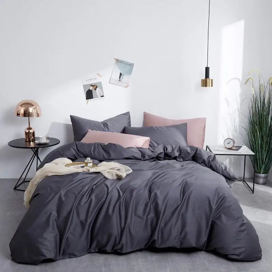 The Alexandria Duvet Set (Long-staple Sateen Cotton)