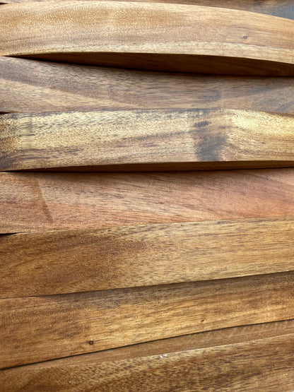 SerenCurve Wood Mosaic Wall Panel