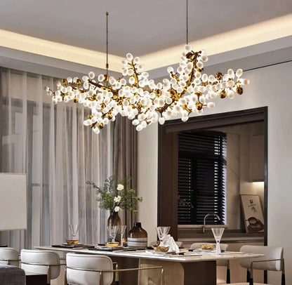 Golden Bloom Chandelier