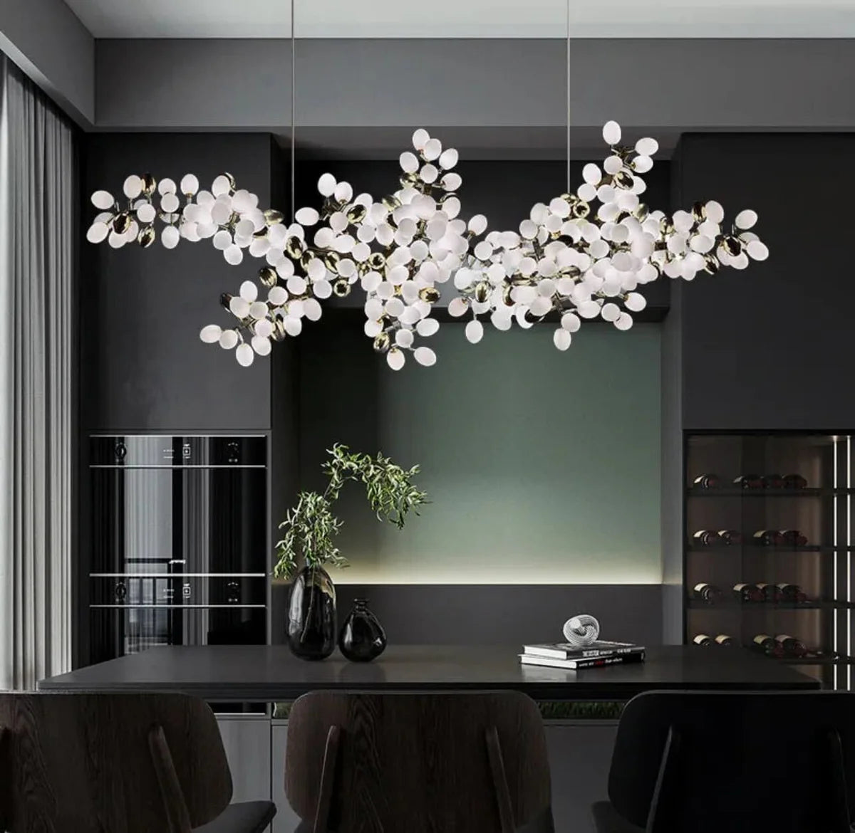 Golden Bloom Chandelier