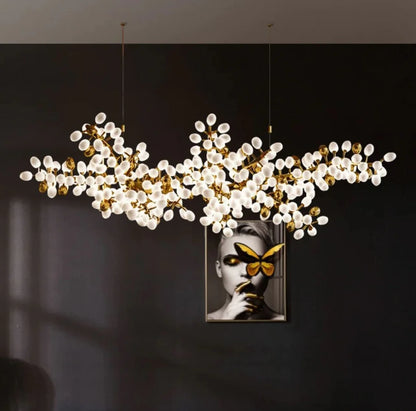 Golden Bloom Chandelier