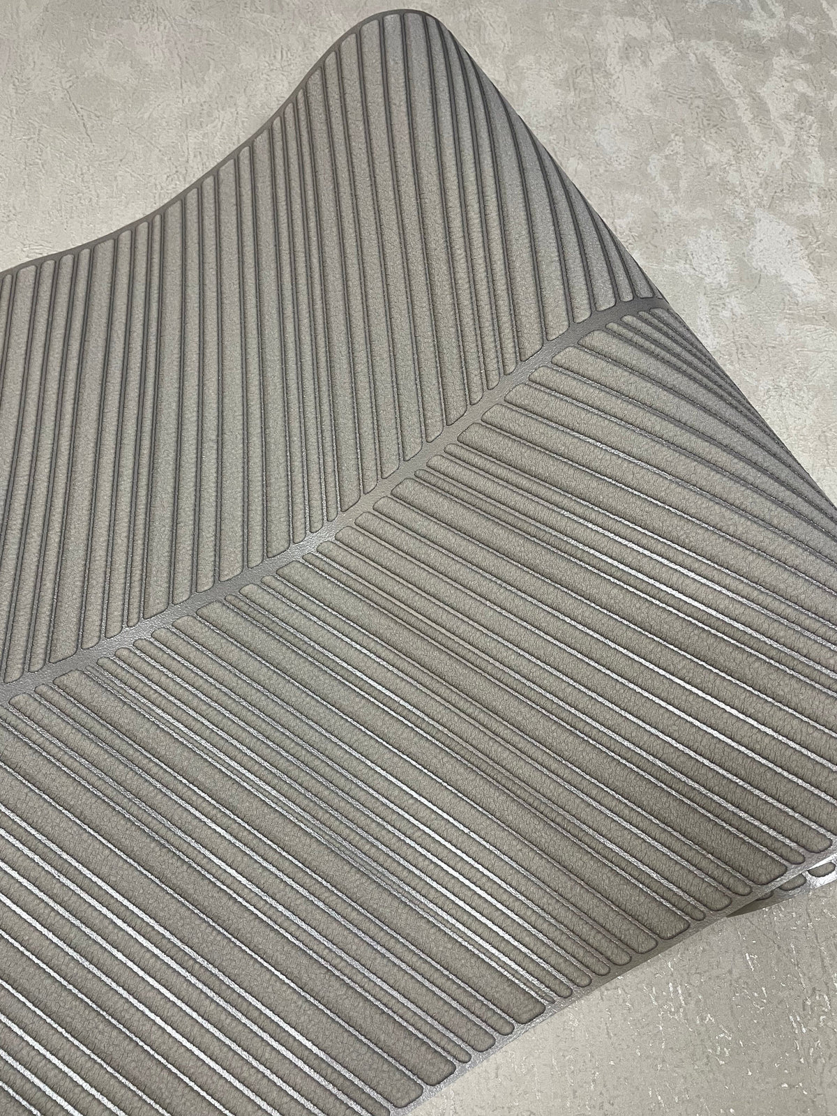 Chevron Crest Suede Wallpaper