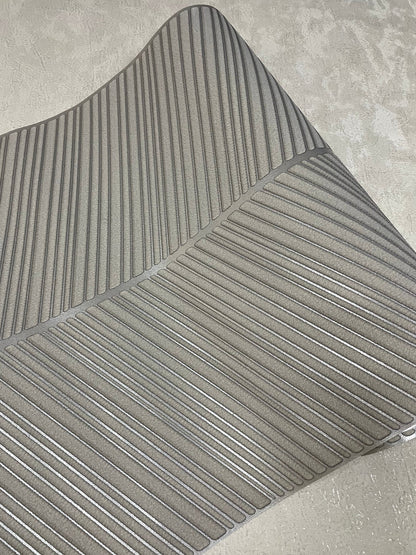 Chevron Crest Suede Wallpaper