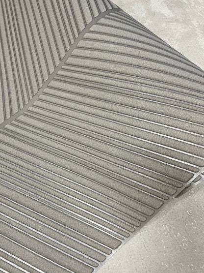 Chevron Crest Suede Wallpaper