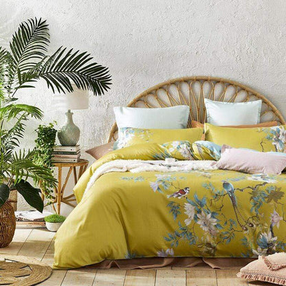 Amara Garden Duvet Cover Set (Long-Staple Sateen Cotton) - KaveCore
