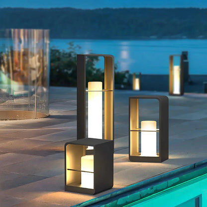 NightCube – Elegant Solar LED Light for Outdoor Ambiance - KaveCore