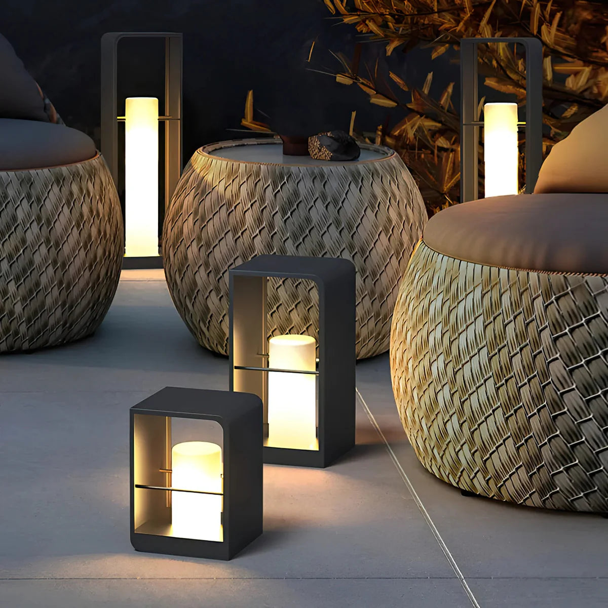 NightCube – Elegant Solar LED Light for Outdoor Ambiance - KaveCore