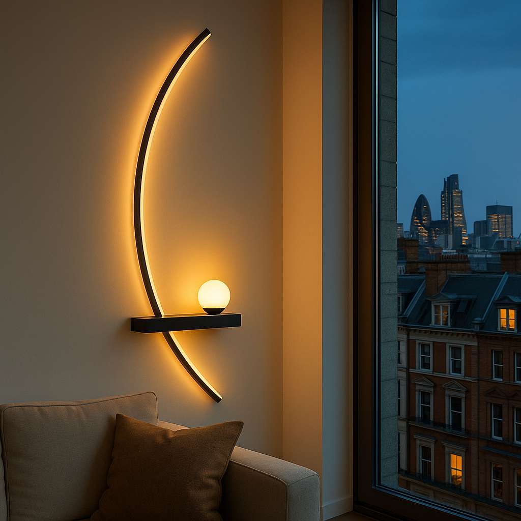 Moon Arc Wall Light - KaveCore