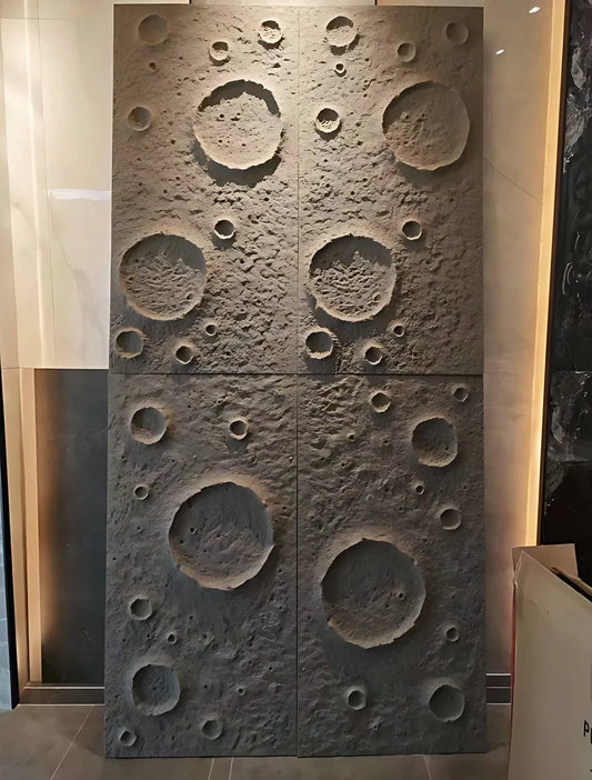 Moon Crater Wall Panel