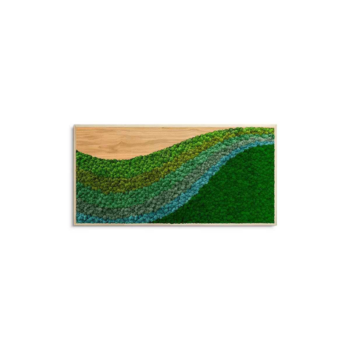 The Rolling Green Natural Moss Art