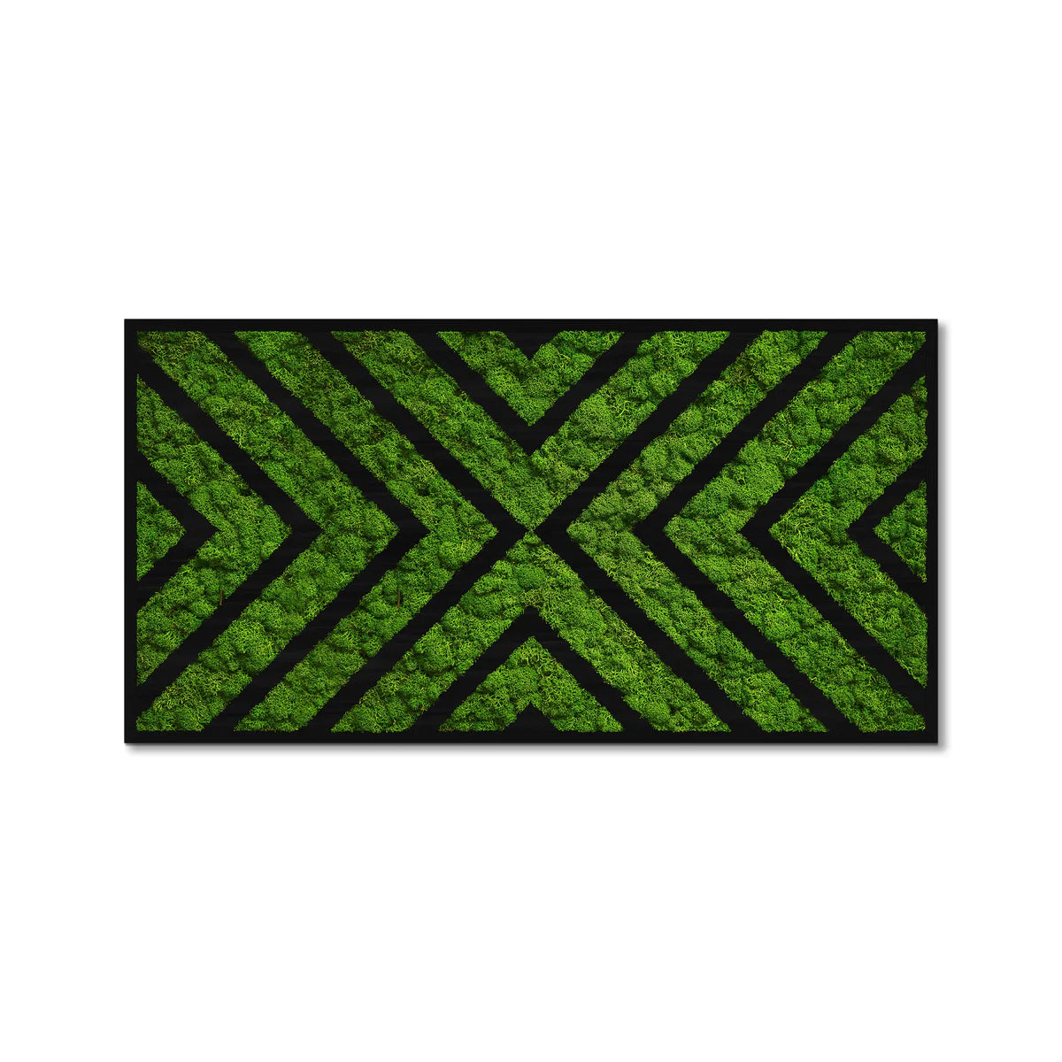 Greenpoint Geometry Natural Moss Art