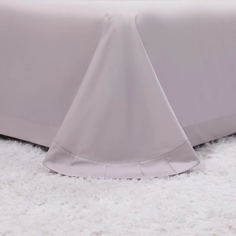 Magnolia Bloom Lime Green Duvet Cover Set (Long-staple Sateen Cotton)