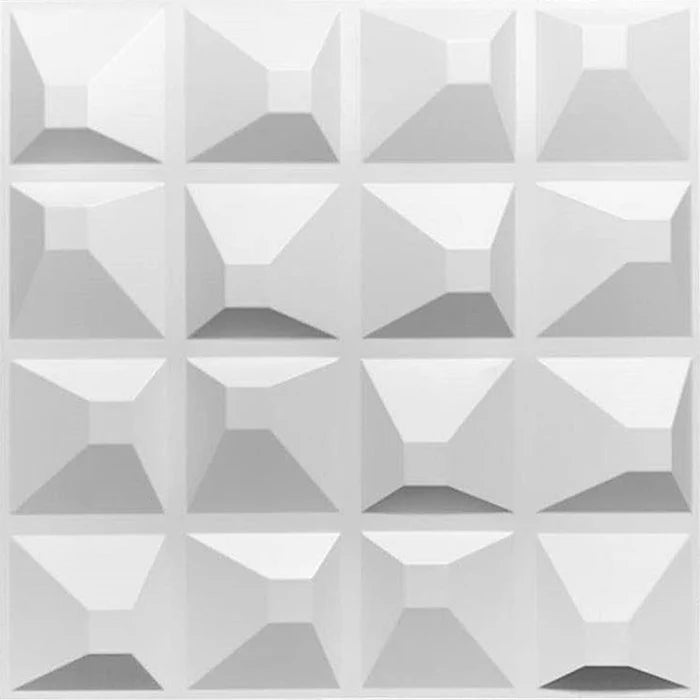 GeoPyramid PVC Wall Panel (Set of 12)