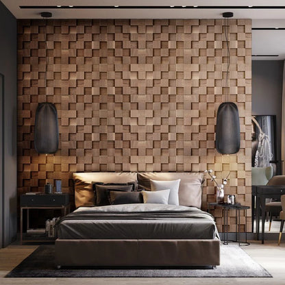 Mosaika Wood Wall Panel