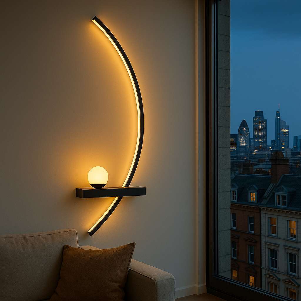 Moon Arc Wall Light - KaveCore