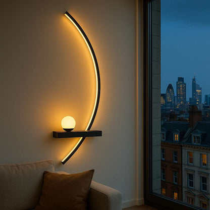 Moon Arc Wall Light - KaveCore
