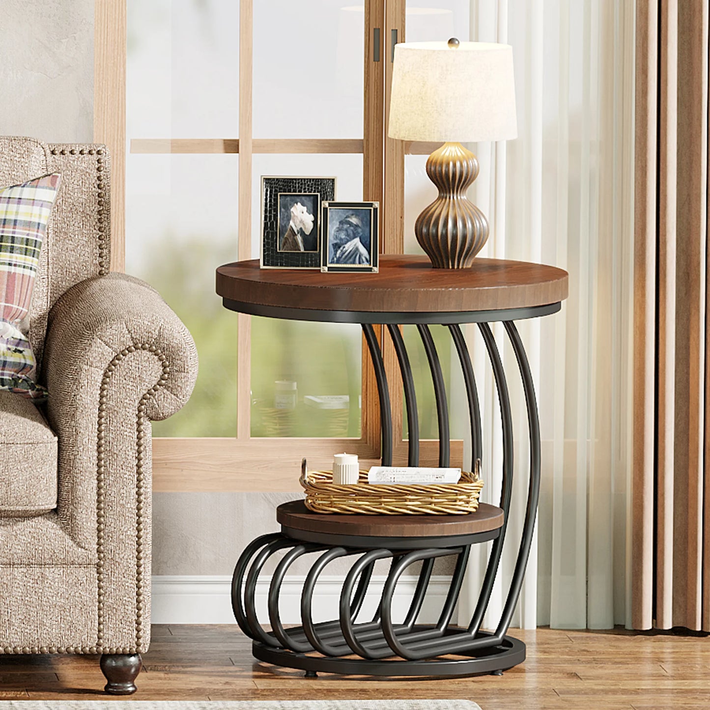 Evoque Curve Side Tables US