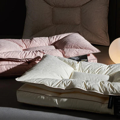 Royal Loft Jacquard Goose Down Cradle Pillow