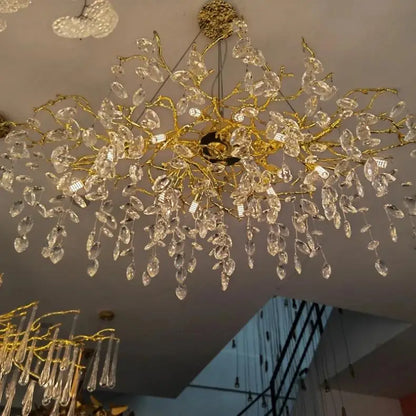Crystal Rainfall Chandelier