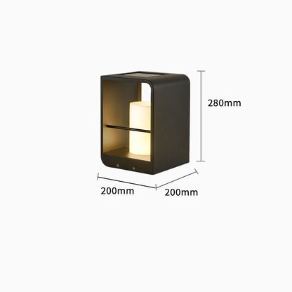 NightCube – Elegant Solar LED Light for Outdoor Ambiance - KaveCore