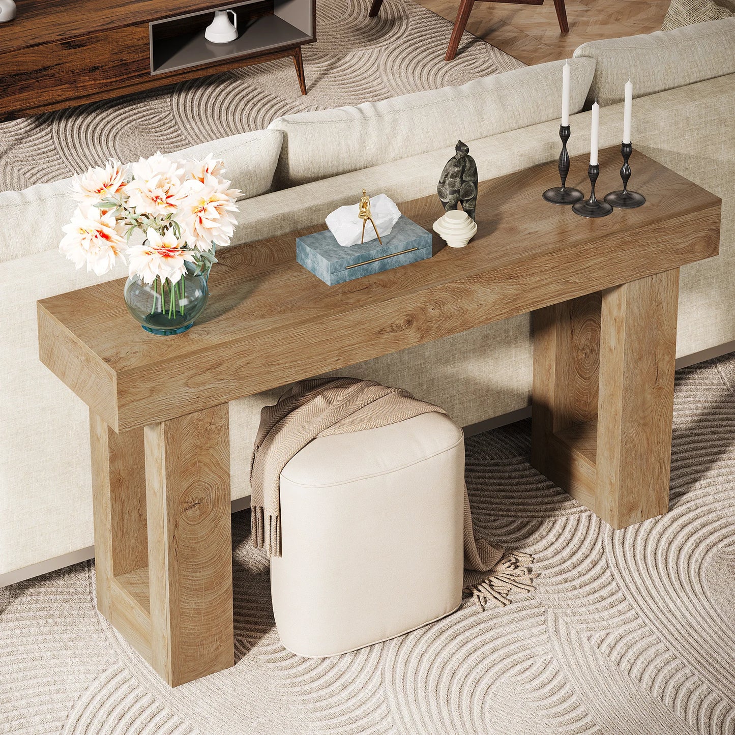 Rustic Hallway Console Table US - KaveCore
