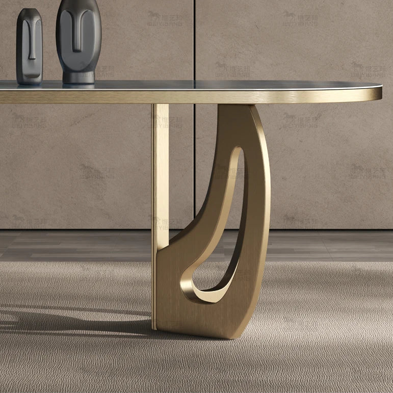 Marquis Blue Mist Marble Table - KaveCore