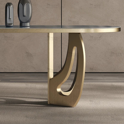 Marquis Blue Mist Marble Table - KaveCore