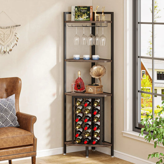 SipSpot Corner Glass & Bottle Display | US - KaveCore