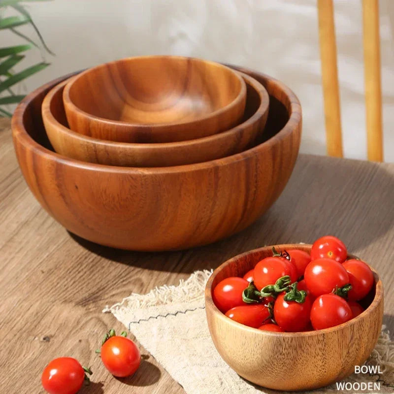 Arbour Wood Serving Bowl