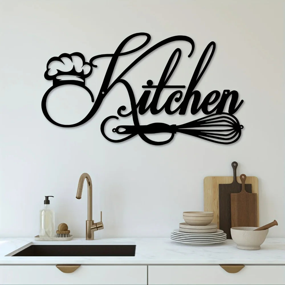Kitchen Emblem Metal Wall Art