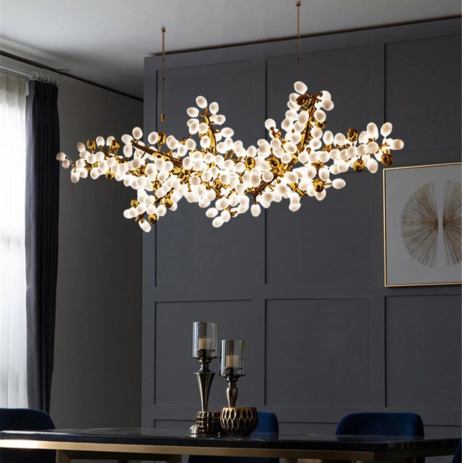 Golden Bloom Chandelier