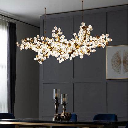 Golden Bloom Chandelier