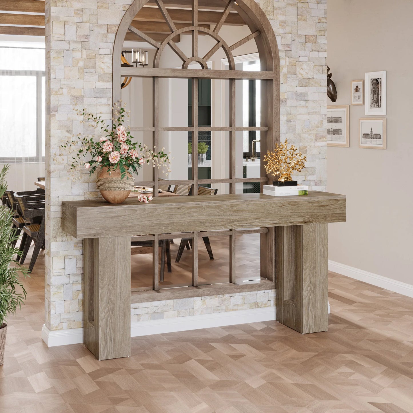 Rustic Hallway Console Table US - KaveCore