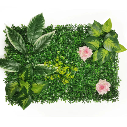 Boxwood Artificial Plant Decoration Home Wall Panel