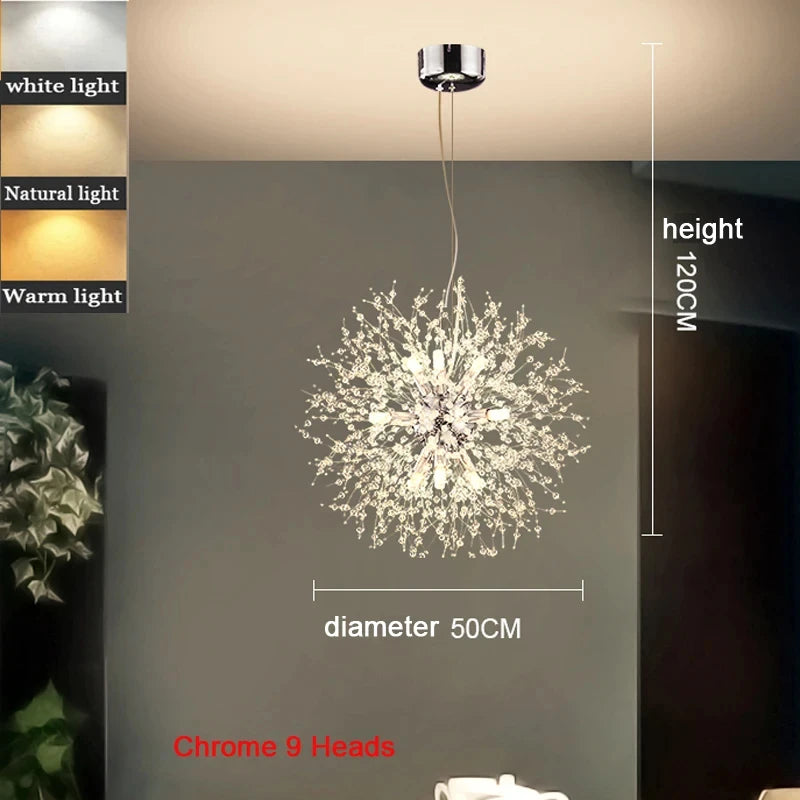 Crystal Nebula Chandelier