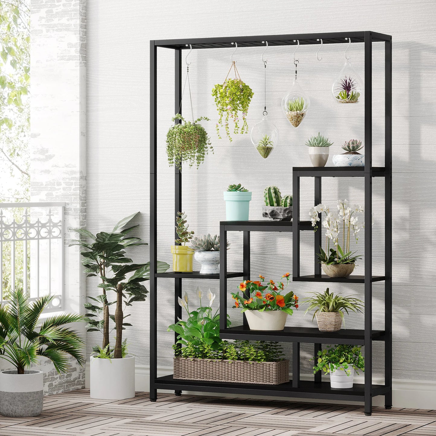 Skyline Greens Rack – 5 Tier Storage & Display Shelf US - KaveCore
