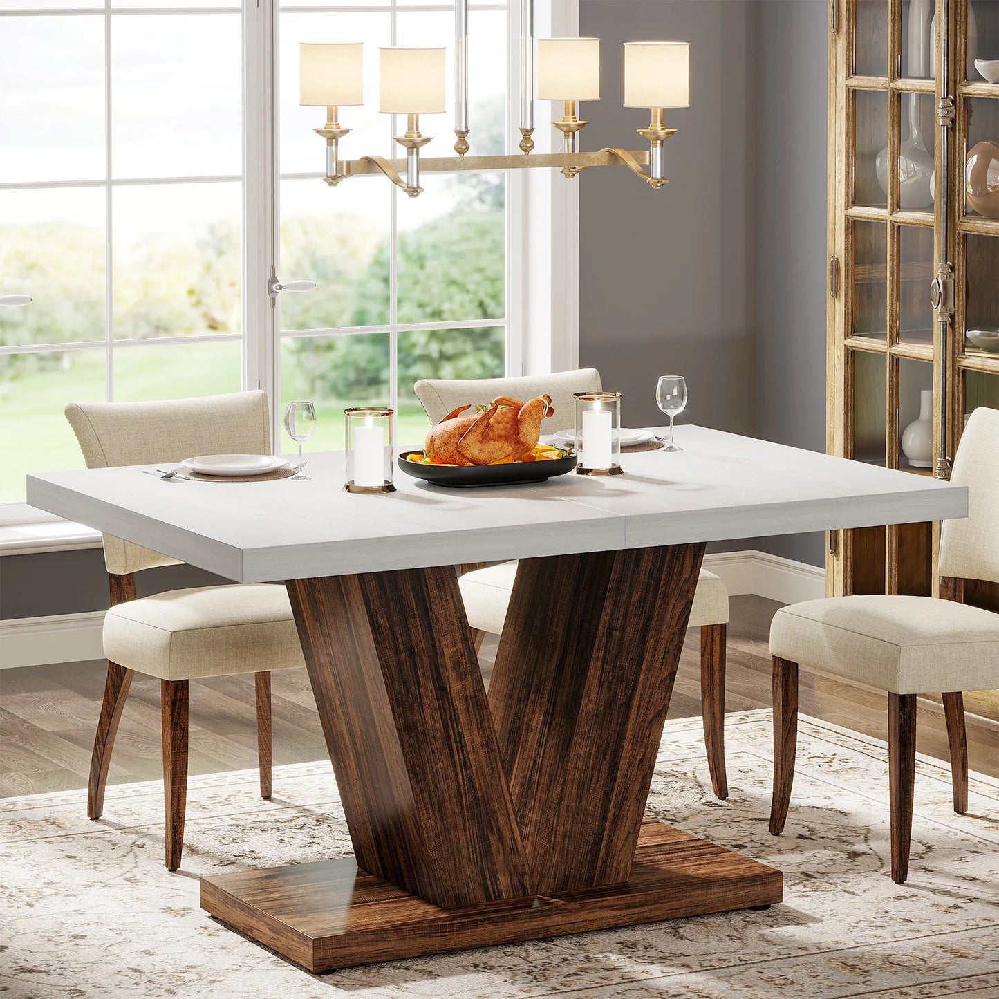 Sierra V Dining Table US - KaveCore