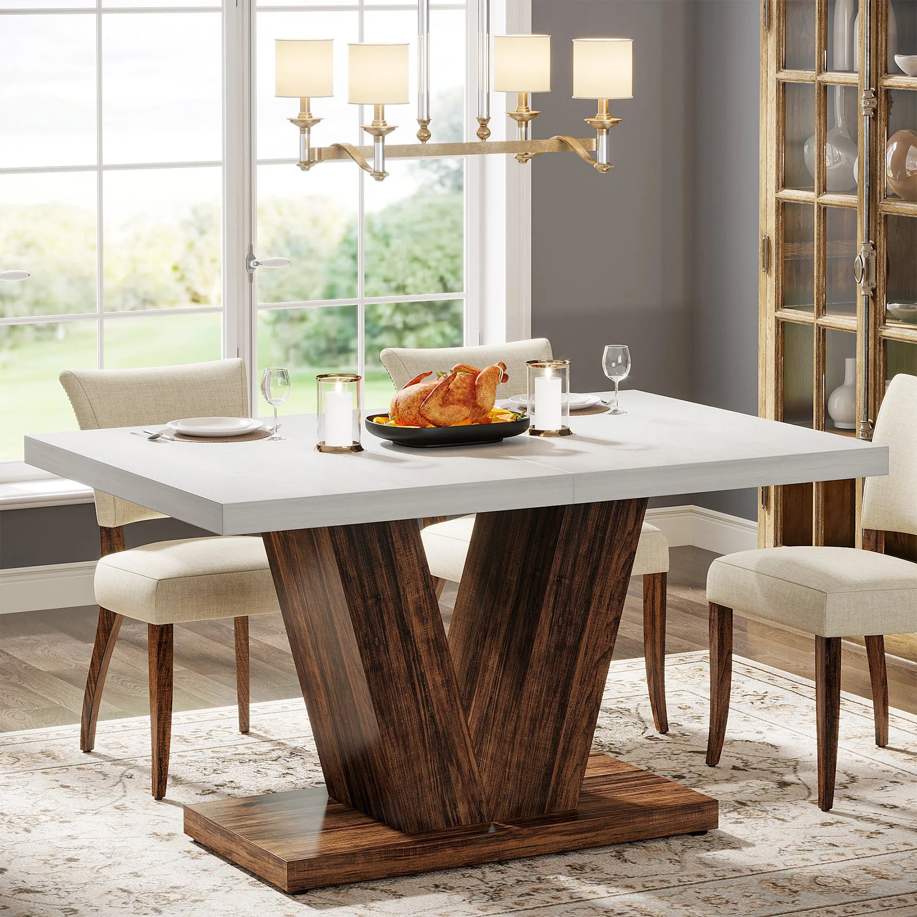 Sierra V Dining Table US - KaveCore