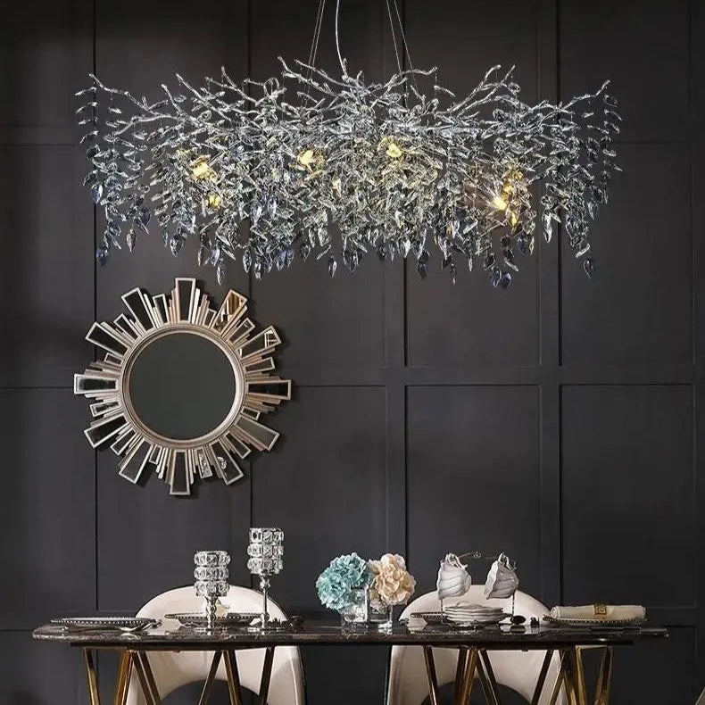 Crystal Rainfall Chandelier