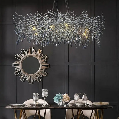 Crystal Rainfall Chandelier