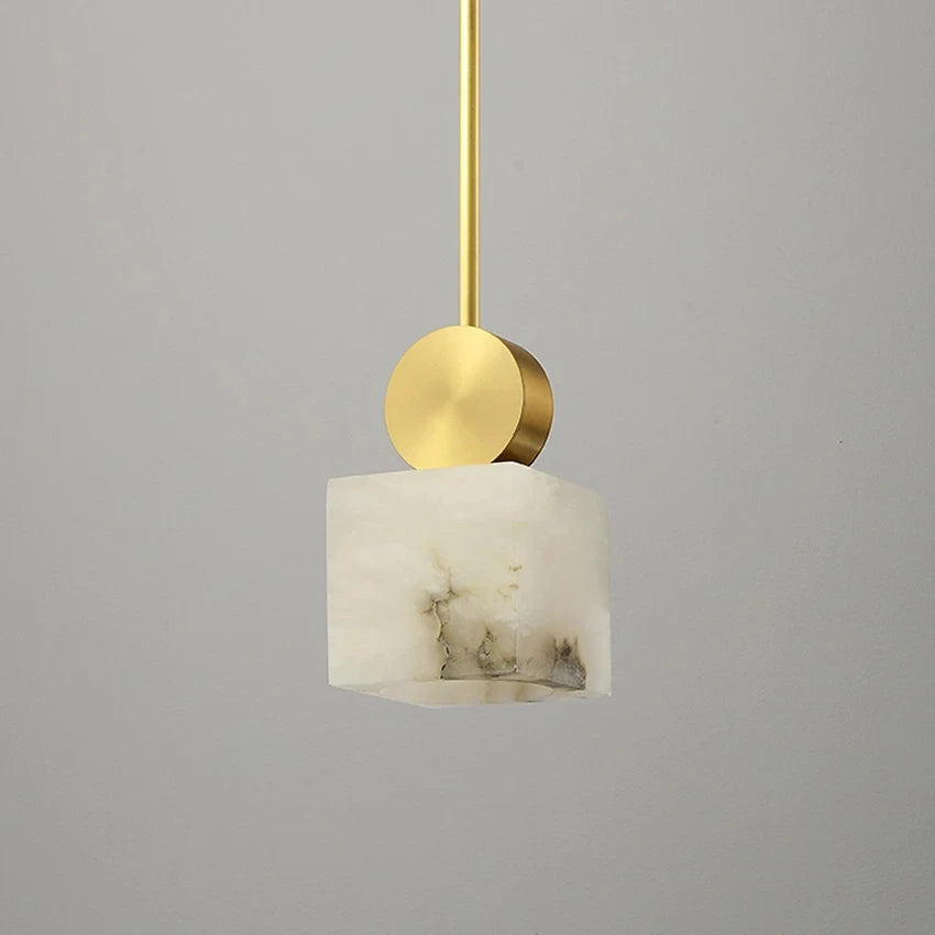Luxe Marble Glow Pendant