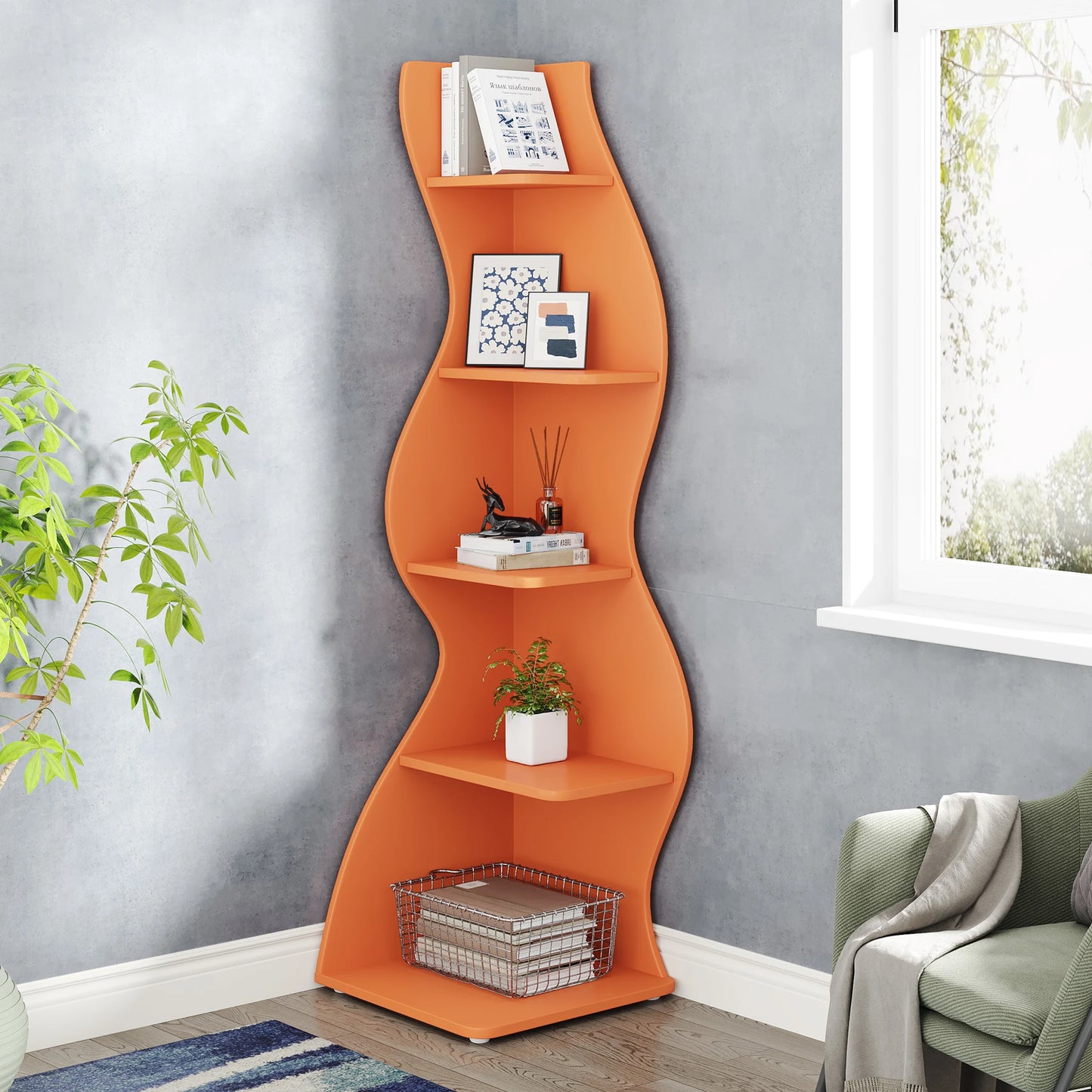 Waveline Corner Shelf US - KaveCore