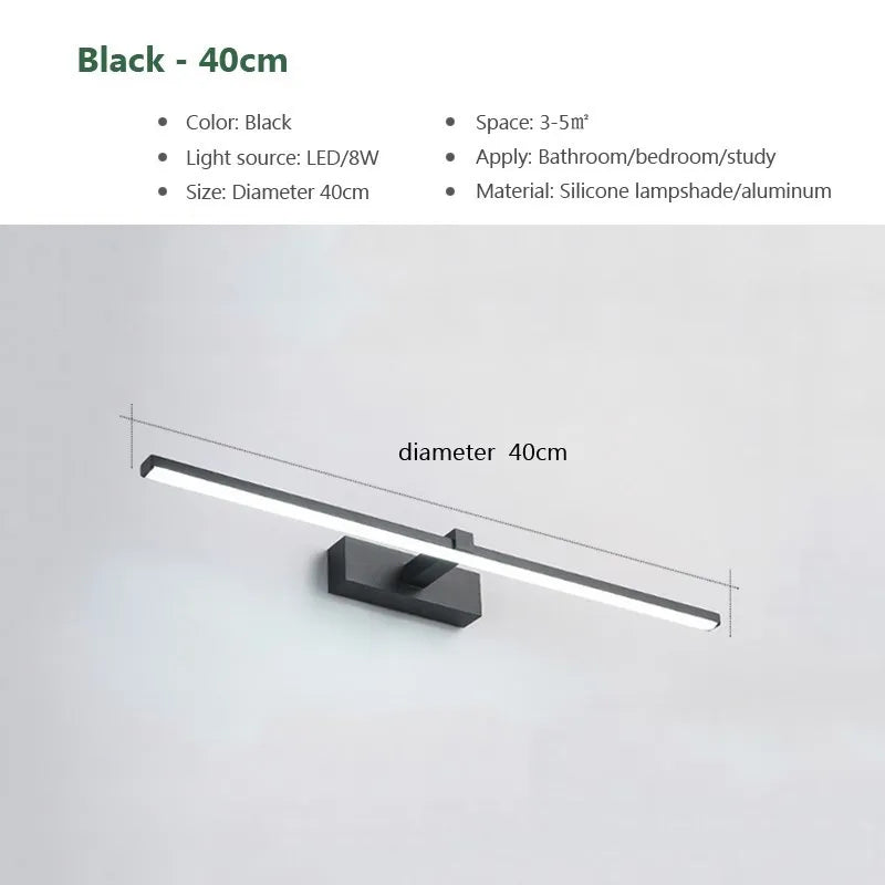 Minimalist LED Mirror Light - KaveCore