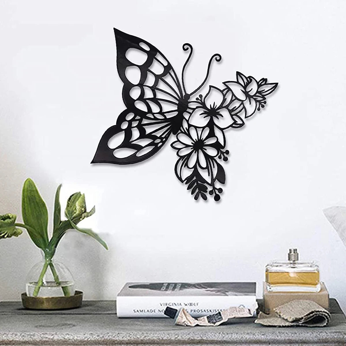 Elegant Butterfly Metal Wall Art