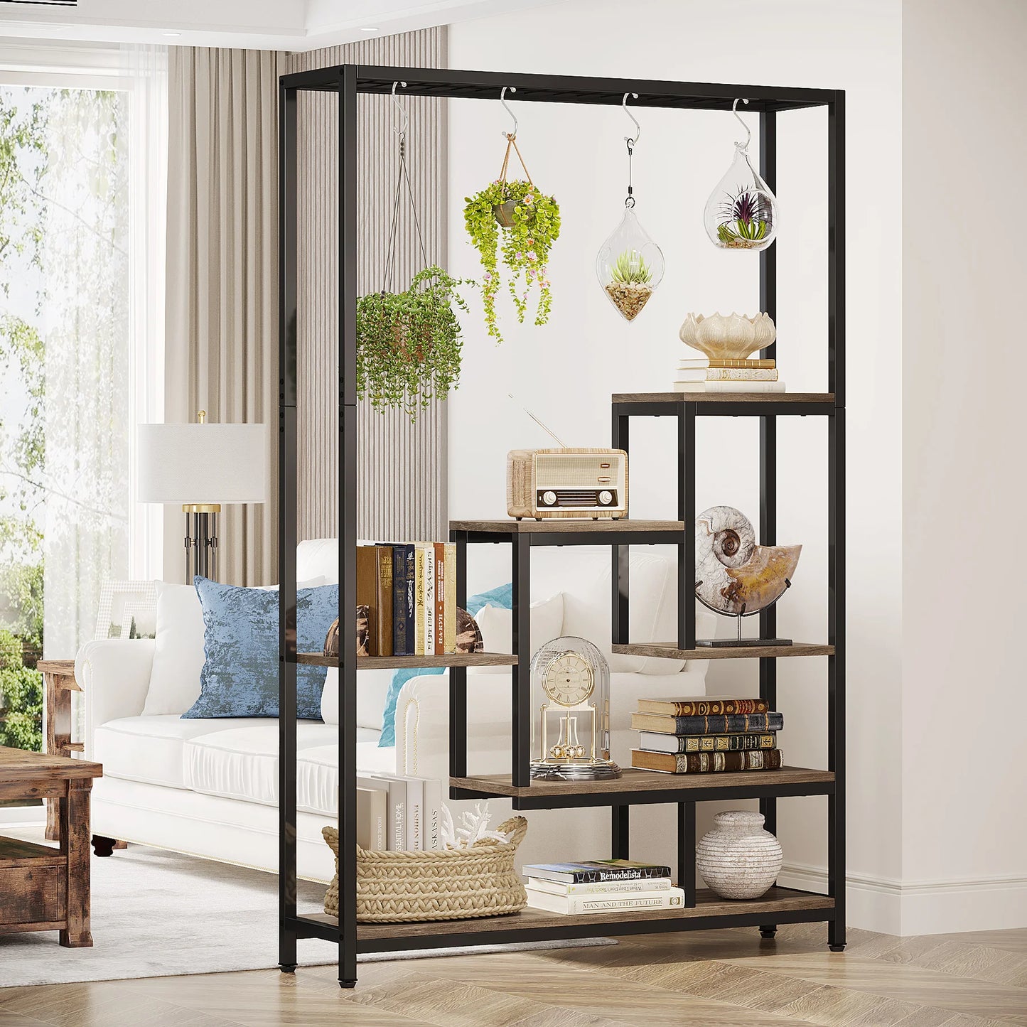 Skyline Greens Rack – 5 Tier Storage & Display Shelf US - KaveCore