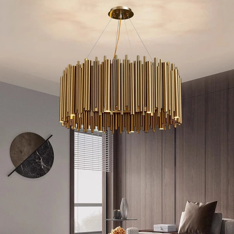 Gold Rhapsody Chandelier